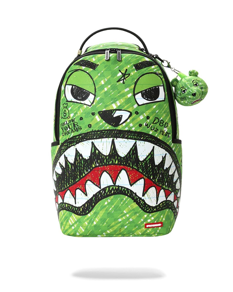 Sprayground Money Bear Doodle Backpack