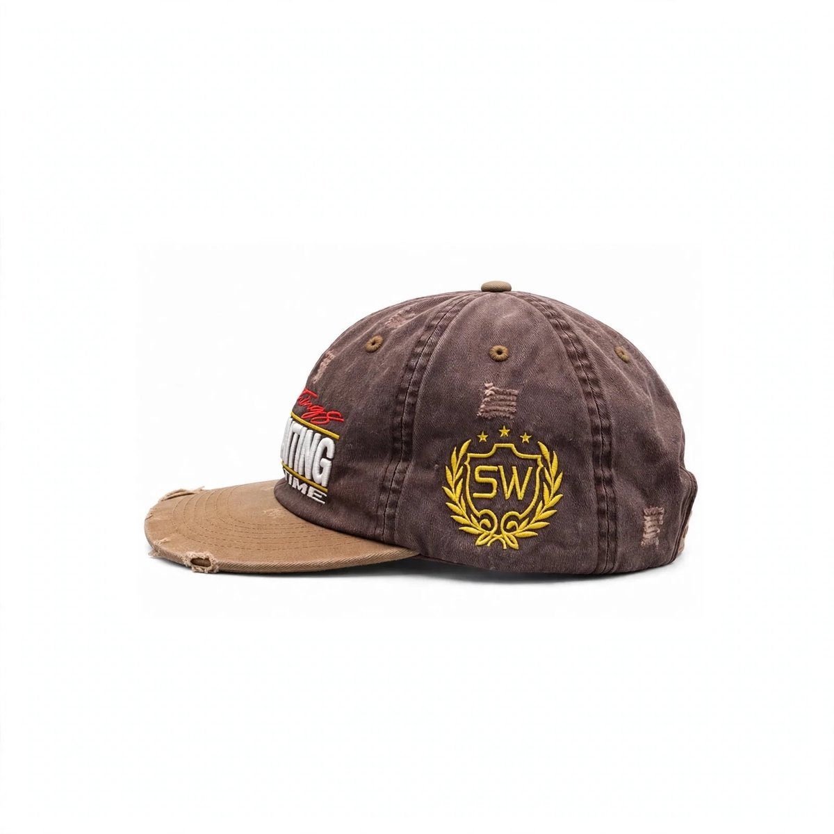 STOP WAITING Good Things Hat Brown/Tan