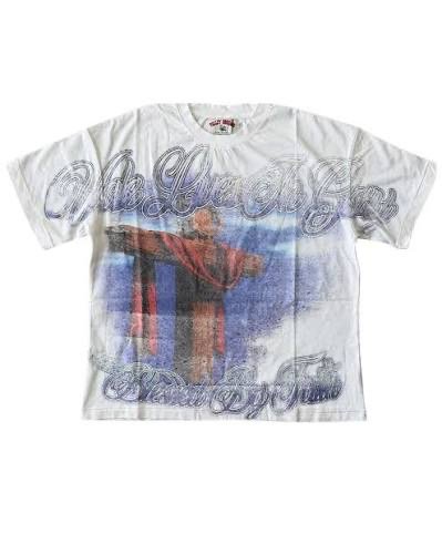 Vale Forever lives in glory blessed by faith tee white