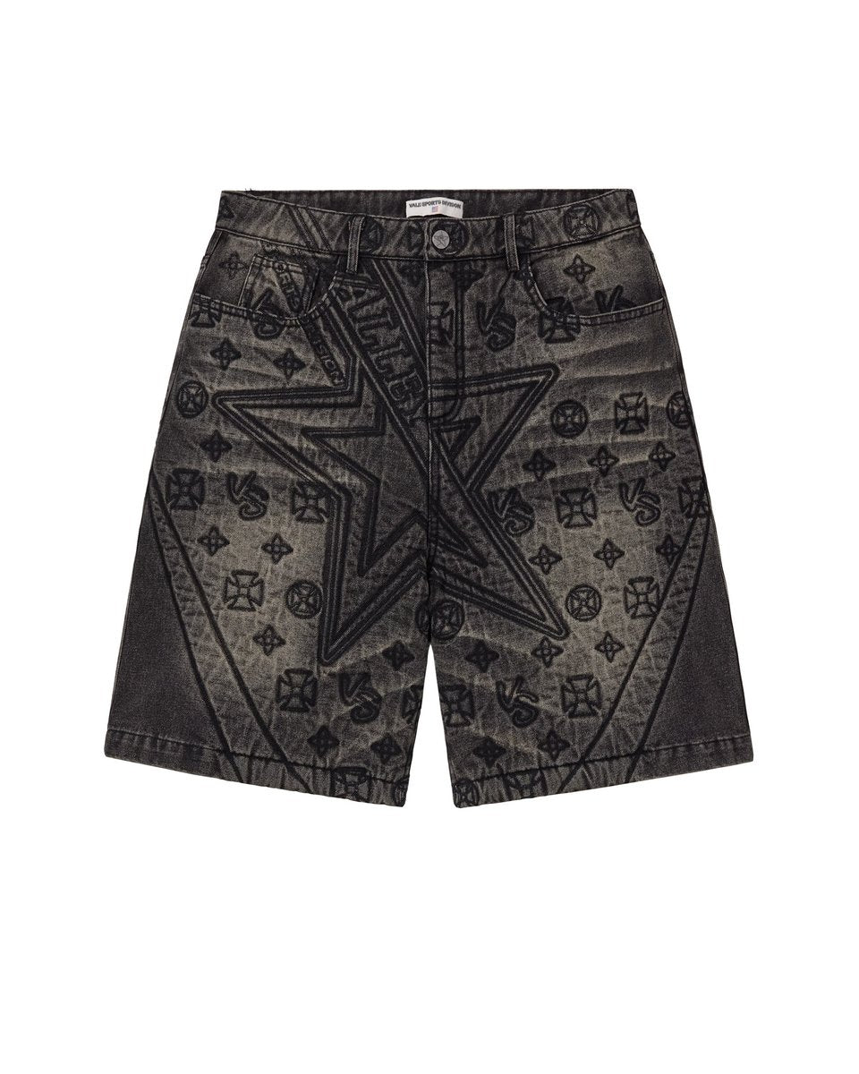 VALE FOREVER BLACK SPADE JORTS