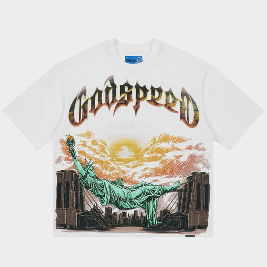 Godspeed Burnt Bridges II NGT-shirt (White)