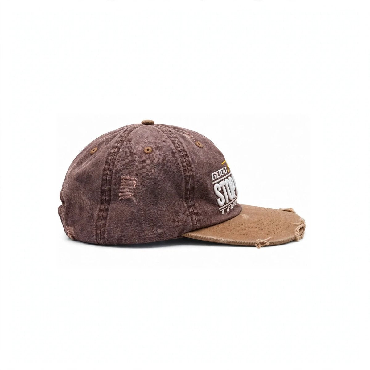 STOP WAITING Good Things Hat Brown/Tan