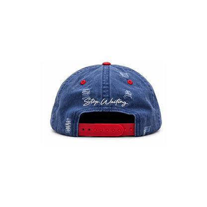 STOP WAITING Good Things Hat Blue/Red