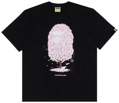 BATHING APE SAKURA TEE BLACK