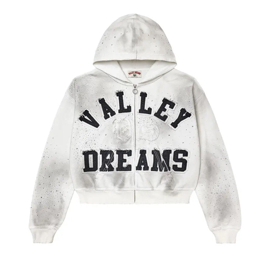 Vale Forever Classico Zip Up Hoodie 'White'
