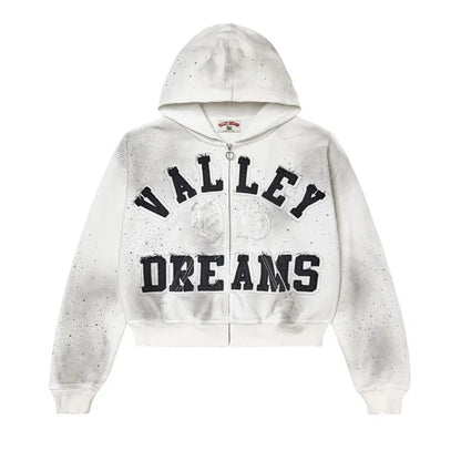 Vale Forever Classico Zip Up Hoodie 'White'