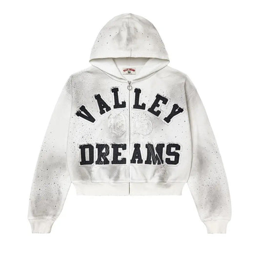 Vale Forever Classico Zip Up Hoodie 'White'