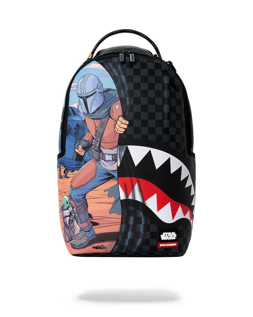 Sprayground Star Wars Mando and Groku Backpack