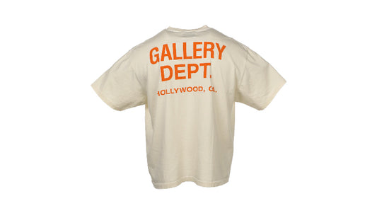 Gallery Dept. Souvenir T-Shirt Cream/Orange