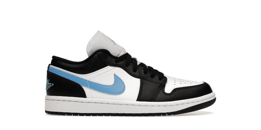 Jordan 1 Low Black University Blue White (Women's)