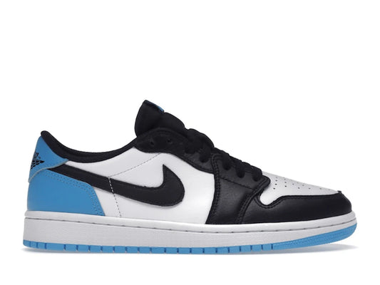 Jordan 1 Retro Low OG Black Dark Powder Blue (Women's)