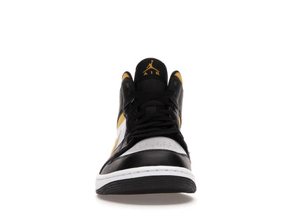 Jordan 1 Mid White Pollen Black