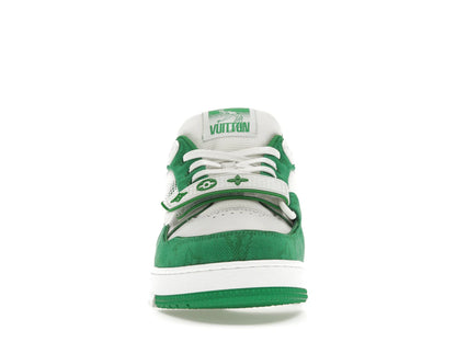 Louis Vuitton Trainer Green Monogram Denim