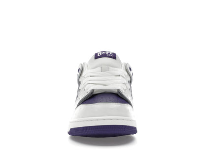 A Bathing Ape Sk8 Sta #1 Ostrich Pack White Purple