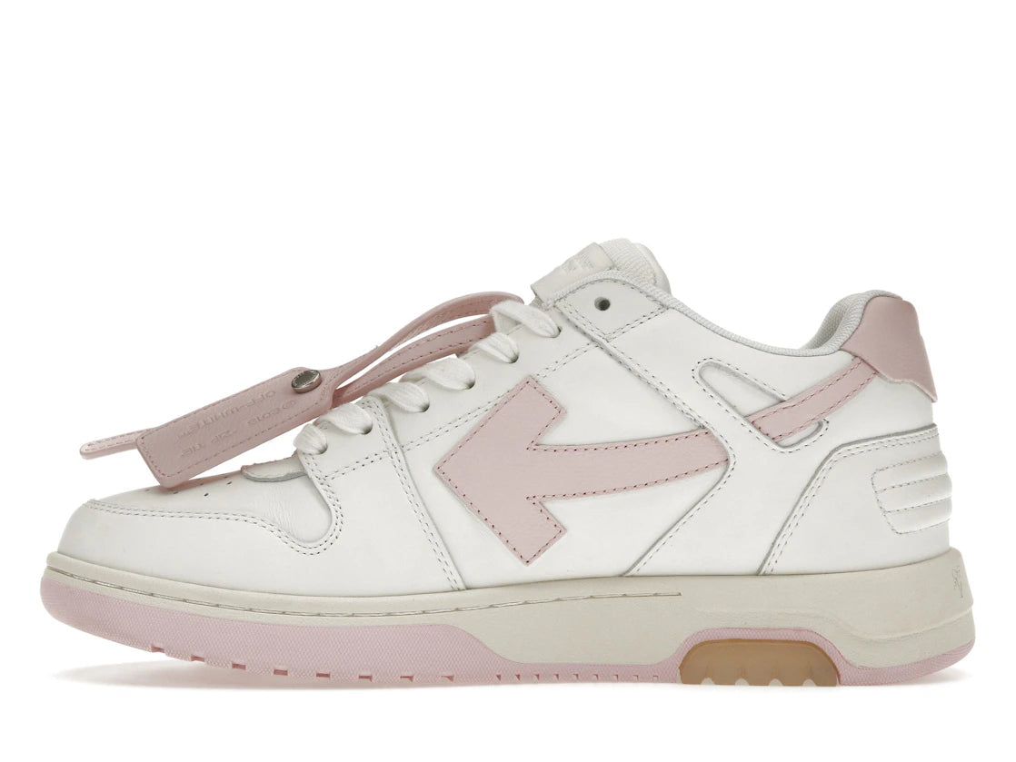 OFF-WHITE Out Of Office OOO Low Tops White Light Pink (Women's)