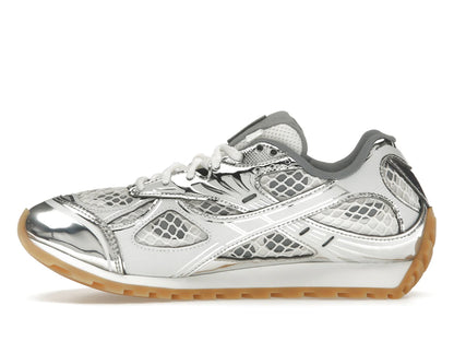 Bottega Veneta Orbit Silver White