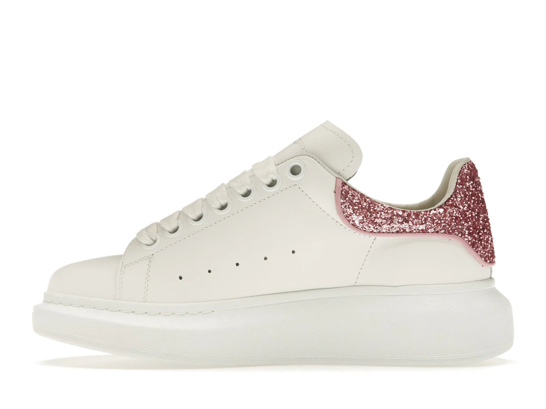 Alexander McQueen Oversized White White Pink Glitter (Women's)