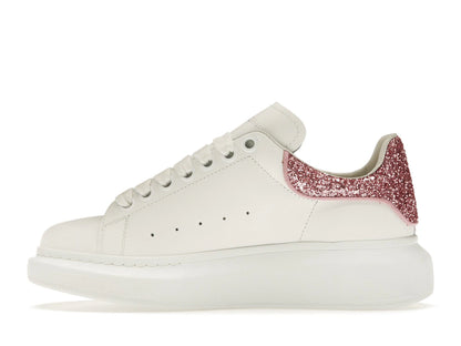 Alexander McQueen Oversized White White Pink Glitter (Women's)
