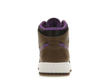 Jordan 1 Mid Purple Mocha (GS)