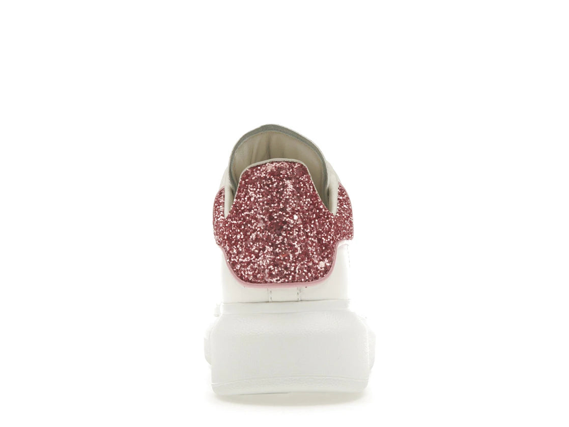 Alexander McQueen Oversized White White Pink Glitter (Women's)