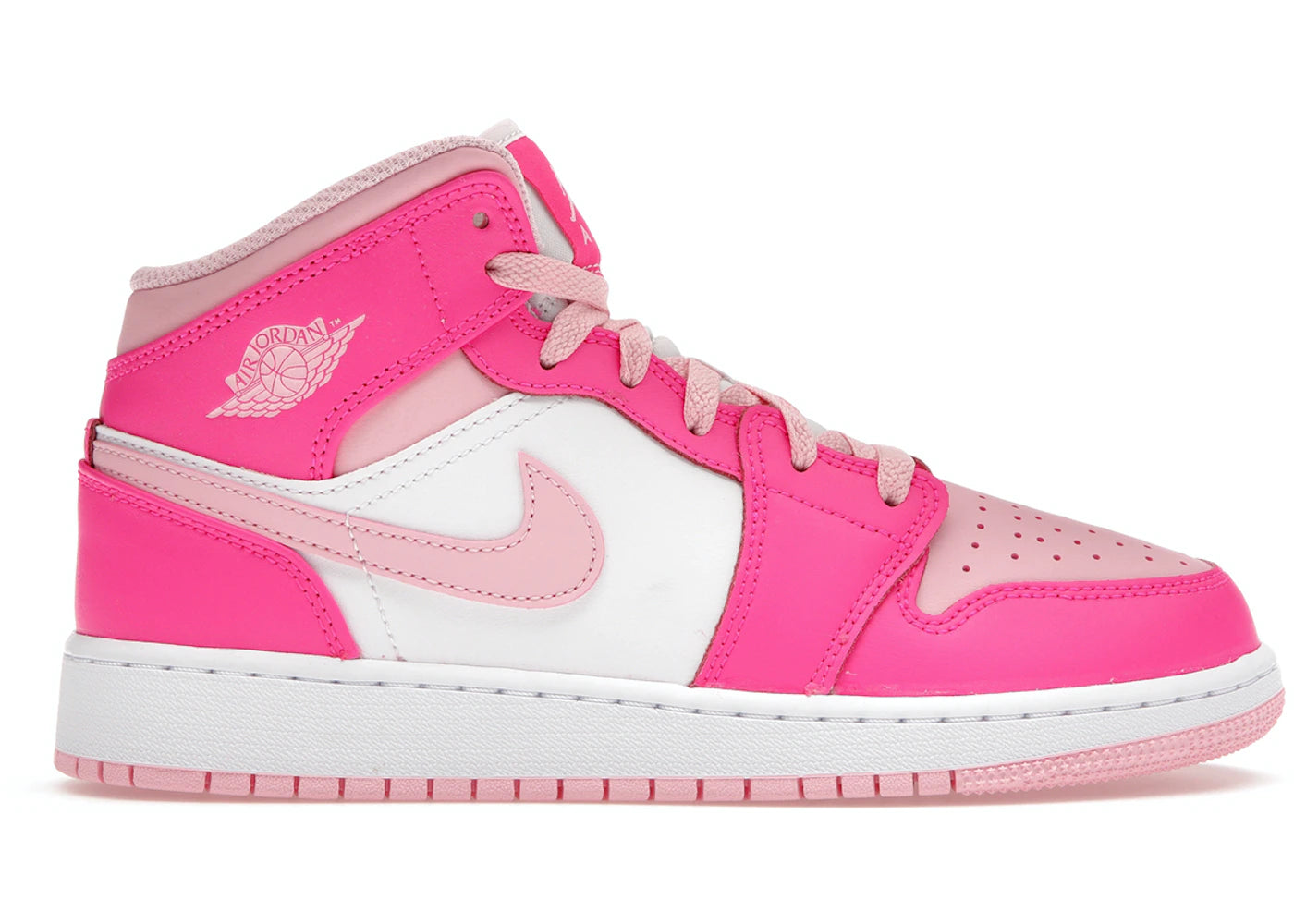 Jordan 1 Mid Fierce Pink (GS)