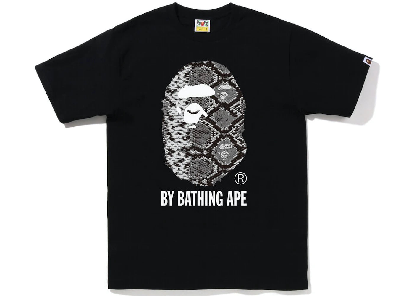 BAPE Snake By Bathing Ape Tee Black Grey