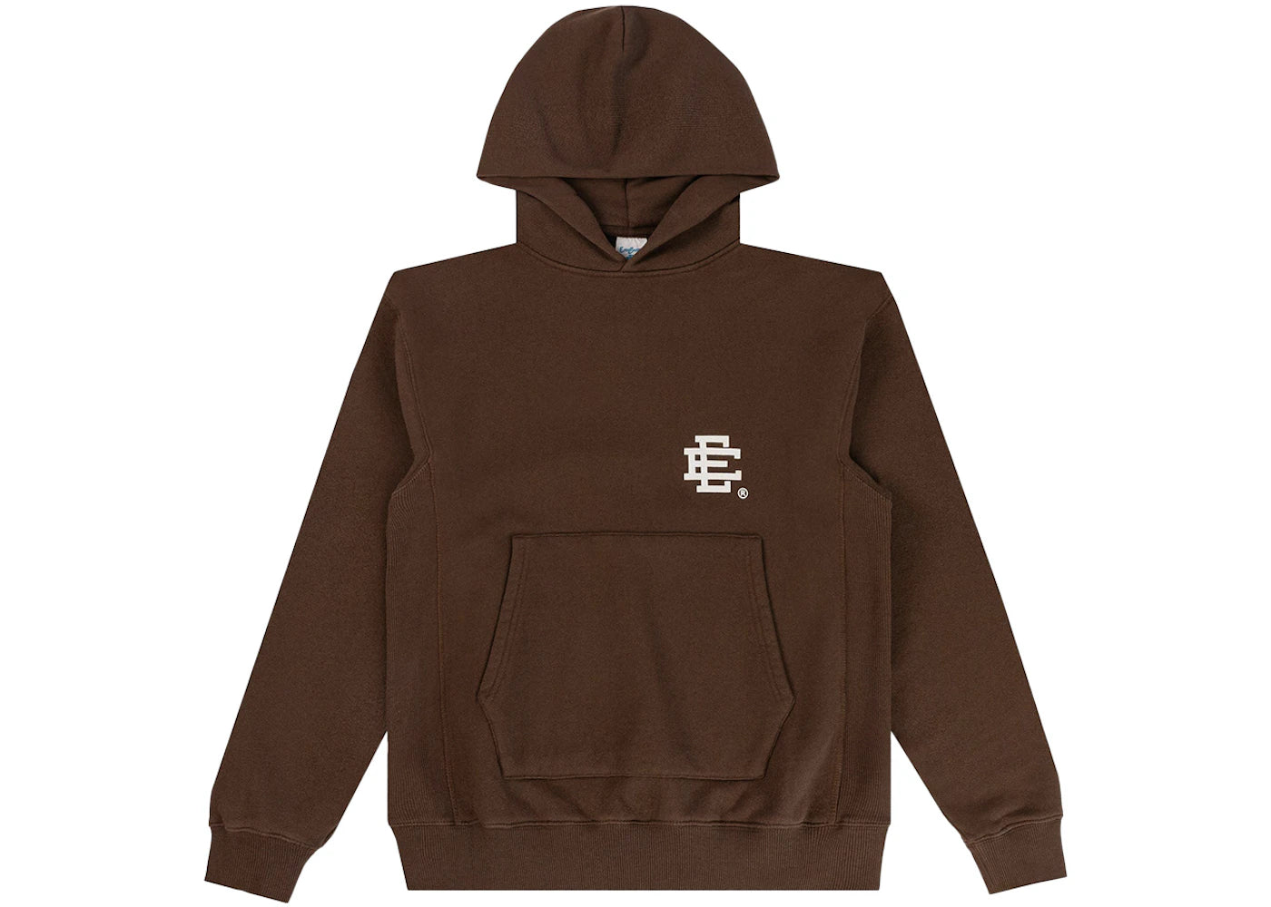 Eric Emanuel EE Basic Hoodie Brown/White