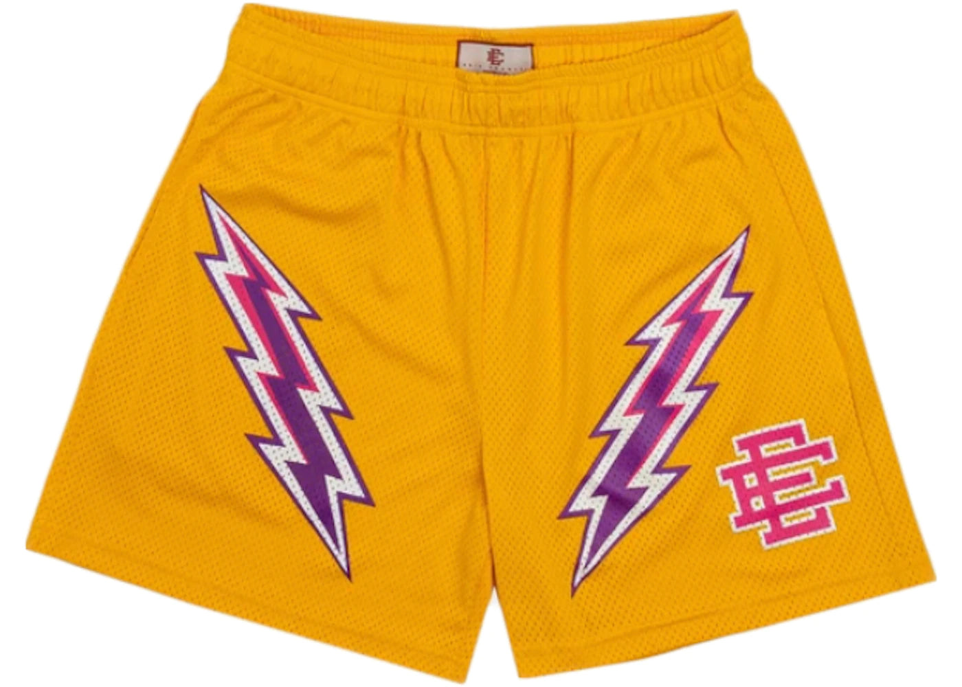 Eric Emanuel EE Basic Lightning Bolt Short Yellow/Purple/Pink