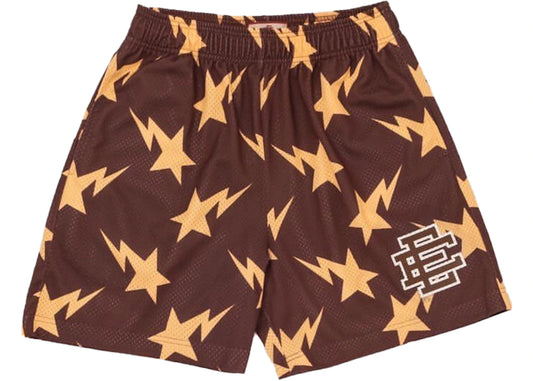 Eric Emanuel x BAPE Miami Basic Short Brown/Yellow