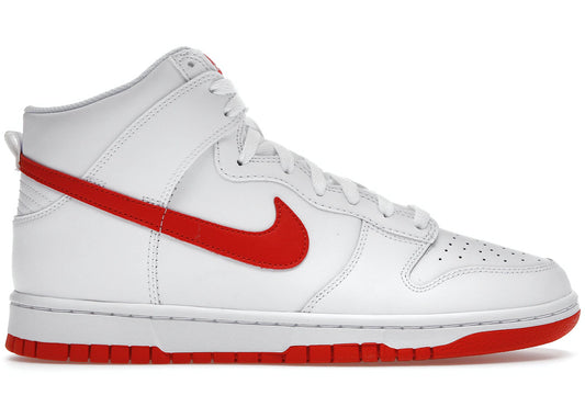 Nike Dunk High White Picante Red