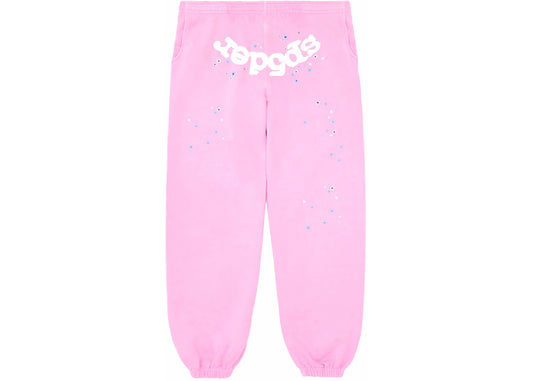 Sp5der OG Web Sweatpants Pink