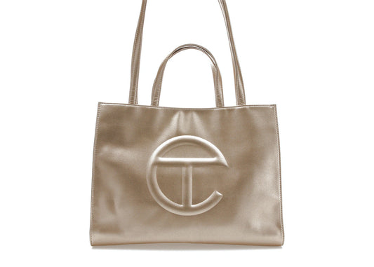 Telfar Shopping Bag Medium Gold