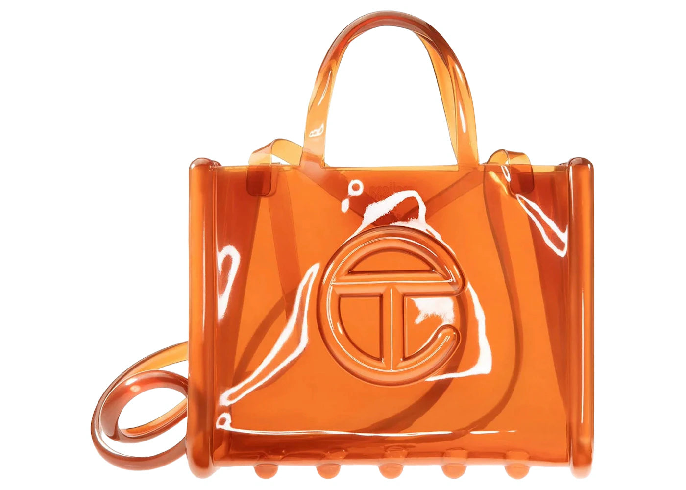 Telfar x Melissa Medium Jelly Shopper Brown